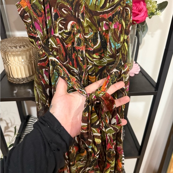 Chelsea & Theodore beachy Bohemian, Multicolor Maxi Dress size 6 - Picture 7 of 10